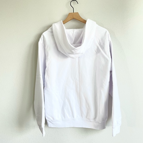 NWT Talentless Premium White Zip Up Hoodie Small - Picture 6 of 9